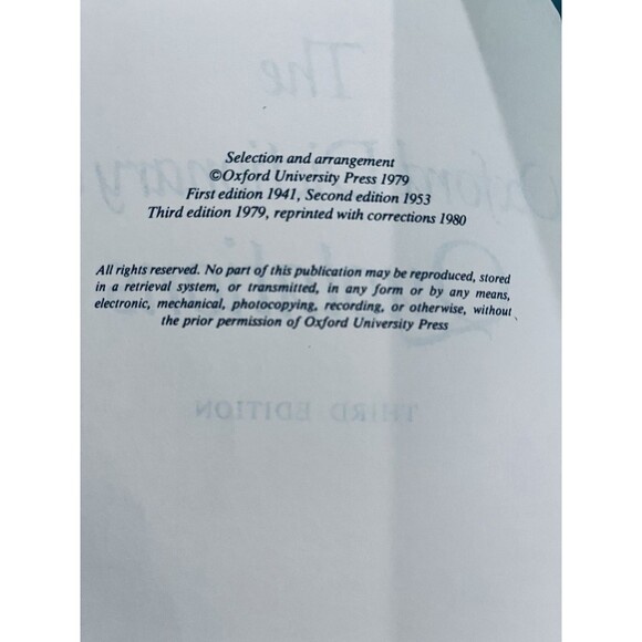 The Oxford Dictionary of Quotations Third Edition - Picture 4 of 9